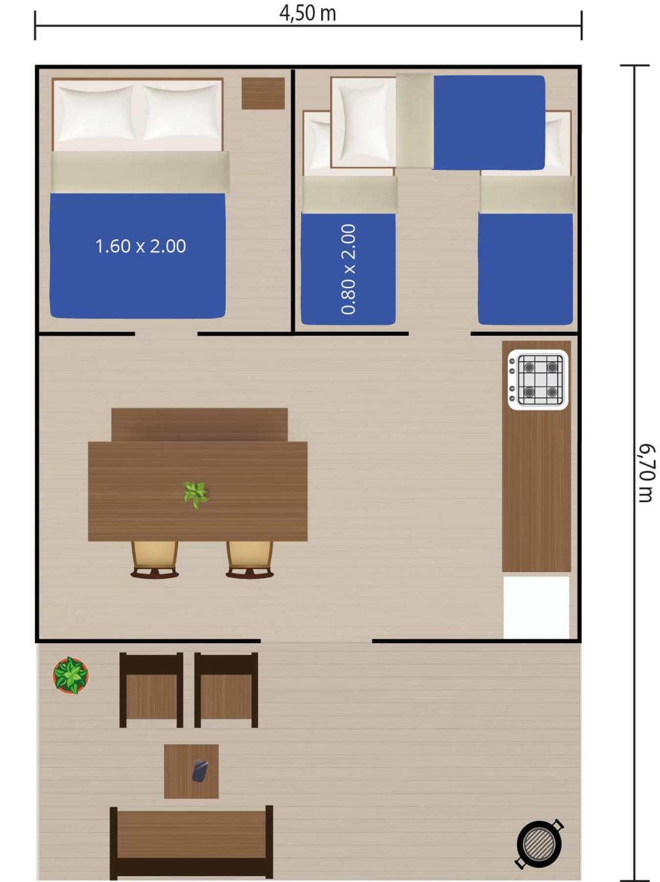 Easyatent Camping Porto Sole Vrsar Bilik gambar